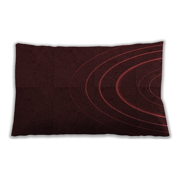 Ahgly Company Outdoor Rectangular Contemporary Lumbar Throw Pillow, 13 inch by 19 inch