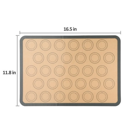 

2XSilicone Dough Baking Mould Cake Bakeware Macaroon Oven Pad Macaron Mat Sheet