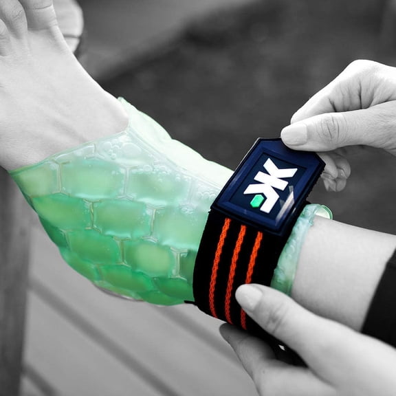 KOOL'N FX | Hot & Cold Therapy, Reusable ANKLE Gel Pack with Adjustable Straps - Great for Sports Injuries, Post Surgery, Meniscus Tear, Arthritis, Joint Pain Relief & More