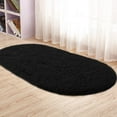 thumbnail image 6 of LOCHAS Ultra Soft Indoor Modern Area Rugs Fluffy Living Room Carpets for Children Bedroom Home Decor Nursery Rug, 2.6'x5.3',Black, 6 of 7