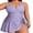 Floral Printed, variant on Asoul Womens Plus Size Scalloped V Neck One Piece Swimsuits Side Tie Knot Swimdress Bathing Suits