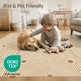 thumbnail image 4 of ODIKA Seagrass Minimalist Herringbone Arrows Balanced Symmetry Scattered Pet Friendly & Kids Safe for Bedroom, Bedside, Nursery, 4 of 7