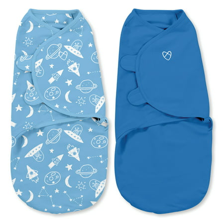 Summer Sumr Galaxy Swaddle Sm 2pk (Best Type Of Blanket For Summer)