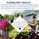 thumbnail image 2 of Heavy Duty Plant Caddy Practical Rolling Plant Stand Useful Flower Pot Trolley, 2 of 3