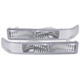 thumbnail image 7 of Spec-D Tuning Chrome SMD LED Halo Projector Headlights + Bumper Lights Lamps Compatible with 1998-2004 Chevy S10 Blazer Left + Right Pair Headlamps Assembly, 7 of 7