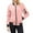Pink, variant on YYDGH Womens Bomber Jacket Fall Casual Jackets Lightweight Zip Up Jacket Coat Windbreaker Outwear with Pockets Orange S