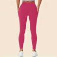 thumbnail image 4 of Hvyesh Womens Yoga Pants with Pockets High Waisted Butt Lifting Yoga Leggings Gym Workout Athletic Pants, 4 of 9