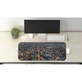 thumbnail image 2 of City Computer Mouse Pad, Avenues Converging Towards Midtown in New York America Architecture Aerial, Rectangle Non-Slip Rubber Mousepad Large, 31" x 12" Gaming Size, Marigold Grey Black, by Ambesonne, 2 of 2