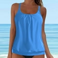thumbnail image 2 of Women Underwire Tankini Top Only - Modest Flowy Bathing Suit Swimsuit Tops with Bra Support No Bottom 2025, 2 of 6