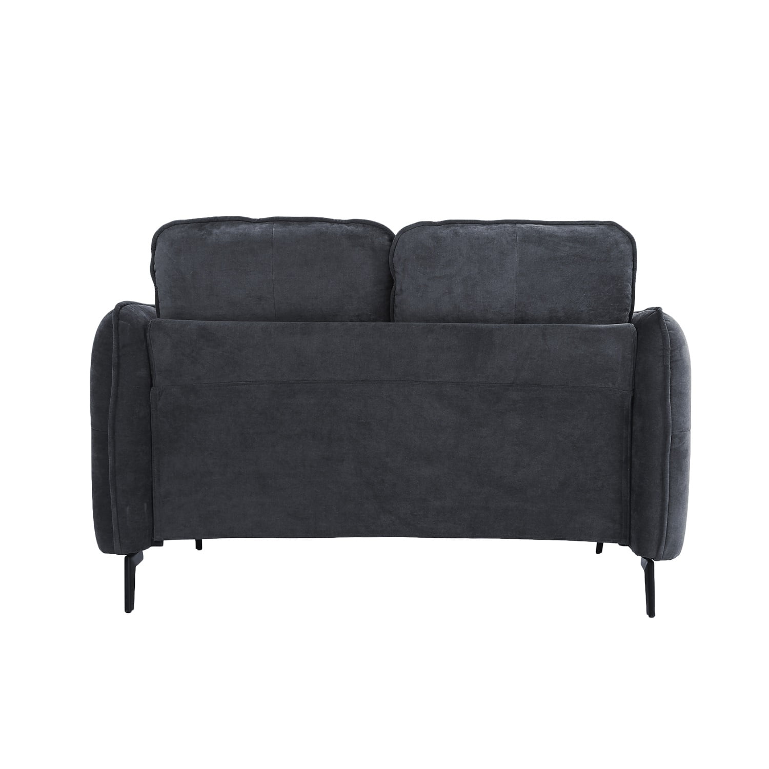 Kadyn 2-Seater Fabric Sofa Couch, Modern Loveseat Sofa with Pillow, Upholstered Linen Fabric Sofa for Living Room, Dark Gray Kadyn 2-Seater Fabric Sofa Couch, Modern Loveseat Sofa with Pillow, Upholstered Linen Fabric Sofa for Living Room, Dark Gray
