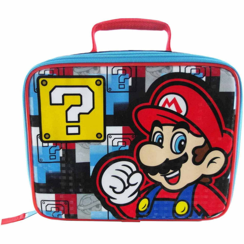 Nintendo Mario Square Lunch Kit, Blue