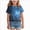 A152-Light Blue, variant on XZNPDUCQ 2-3 Years Kids Teen Boys Girls Summer T-Shirt Girls' Short Sleeved T Shirt With Shiny Pattern Print Novel Clothing Top,A152-Blue