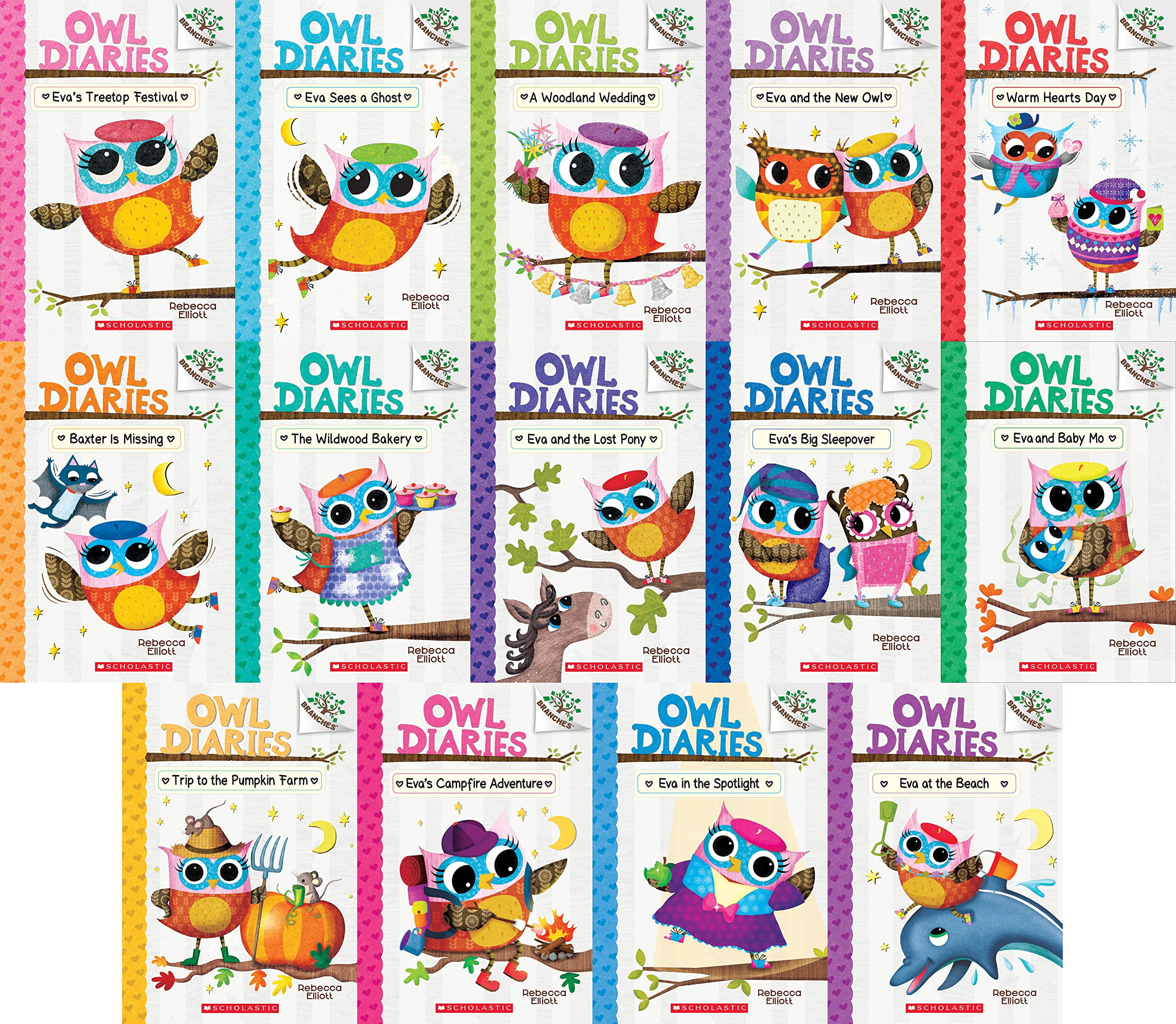 Owl Diaries Series Set, Books 114