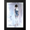 thumbnail image 2 of Wild Apple Graphics 17x24 Black Modern Framed Museum Art Print Titled - First Day at Ballet, 2 of 5