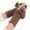 A_ Khaki, variant on UTSJKR Knit Fingerless Gloves Winter Wrist Half Finger Stretchy Gloves Lengthen 3.54 Inches Wrist Mittens for Women Men Red