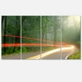 thumbnail image 2 of Foggy Morning with Sun Rays - Landscape Photo Canvas Art Print, 2 of 3