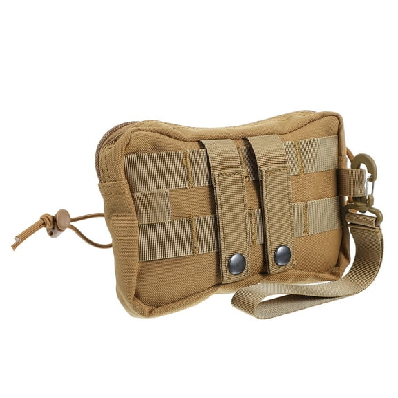 Raindrops 1Pack Minimalist Khaki Waist Pouch for Men and Women