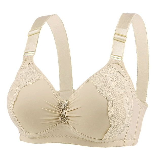 fheaev Everyday Bras for Women Light Padded Bras Comfortable Wireless Bras with Soft Support Regular And Plus Size Bras with Adjustable Shoulder Strap Tshirt Push Up Bralettes