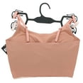 thumbnail image 4 of Marilyn Monroe Intimates Women's Long Line Laser-Cut Seamless Bralette 2 Pack - Clay Pinks - Small, 4 of 8