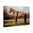 thumbnail image 2 of Stupell Industries Transitional Show Ready Horse with Saddle Canvas Art, 24 x 16, by Petals Prints Design, 2 of 8