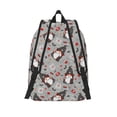 thumbnail image 6 of Defioc Halloween Gnome for Canvas Backpack,Travel Rucksack Unisex Knapsack Laptop Backpack for Work & College -Medium, 6 of 7