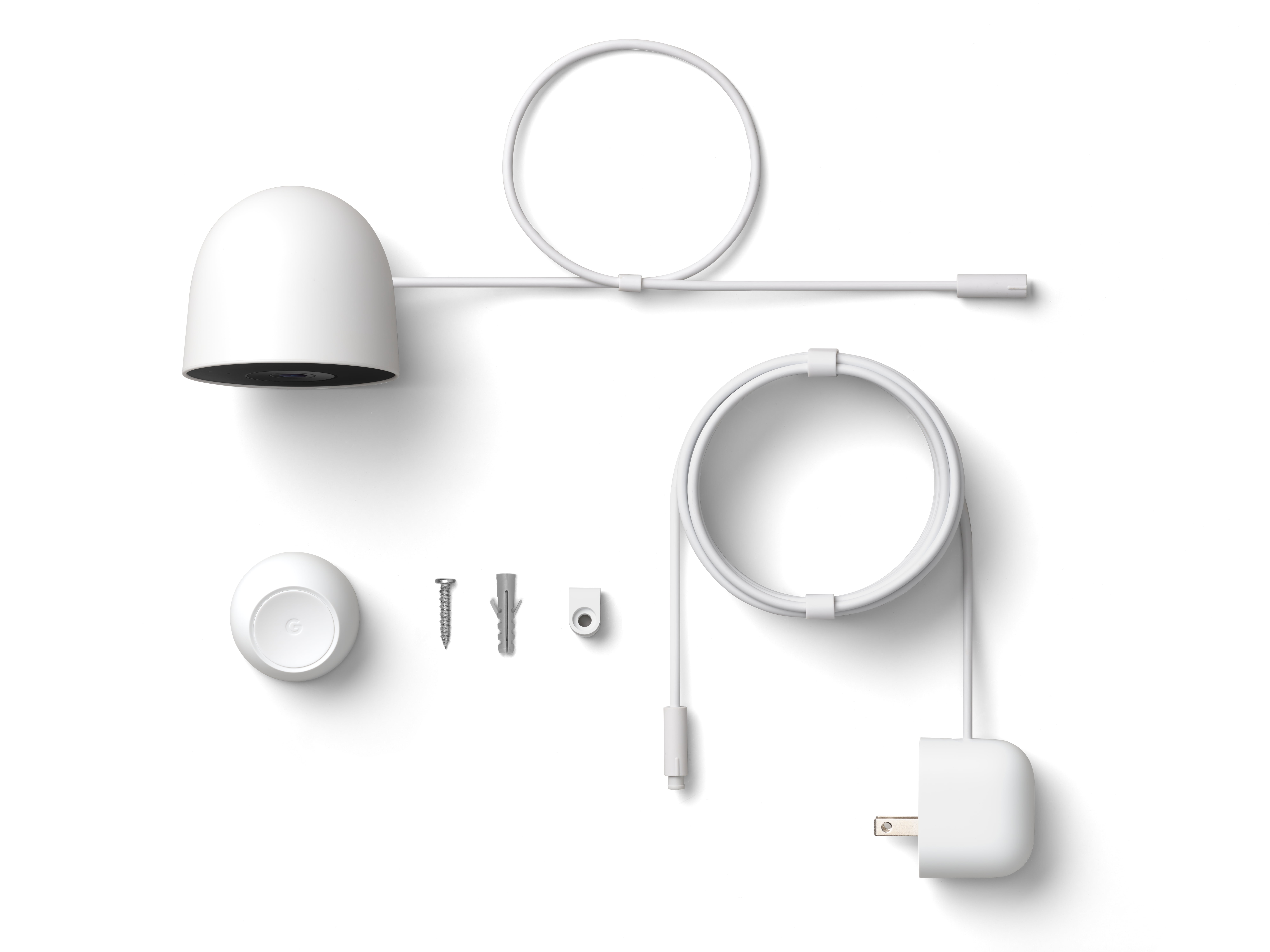 Caméra extérieure Google Nest (filaire, 2e génération) – Vidéo 2K et Gemini – Neige