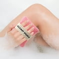 thumbnail image 5 of Sponge Soap Bag with Straps,Exfoliating Body Scrubber,Reusable Multi-Purpose Sponge Scrub Pouch for Bathroom,Sensitive Skin Friendly,Gentle Exfoliation and Soap Storage,4.13x4.92 inch (Z1-Pink), 5 of 6