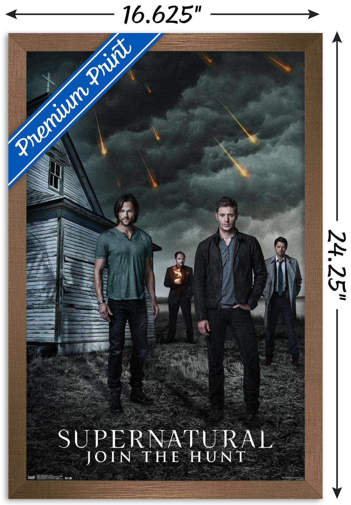 Supernatural - Church Wall Poster, 14.725" x 22.375", Framed