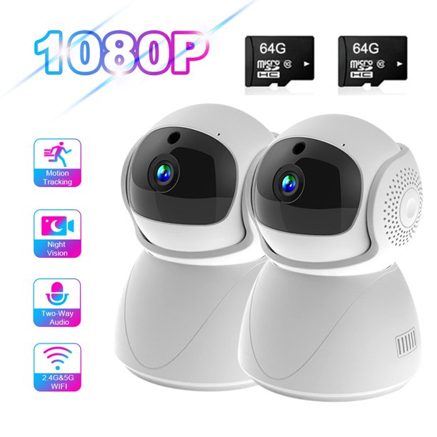 Monitor de bebé HD para interiores, 2,4G, 5G, Wifi, cámara de videovigilancia de seguridad para el hogar, IP inalámbrica, cámara web inteligente, seguimiento automático nocturno
