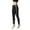 Black, variant on Hvyesh Women High Waisted Leggings Color Block Workout Yoga Pants Trendy Athletic Running Pants Lightweigt Butt Lifting Yoga Leggings
