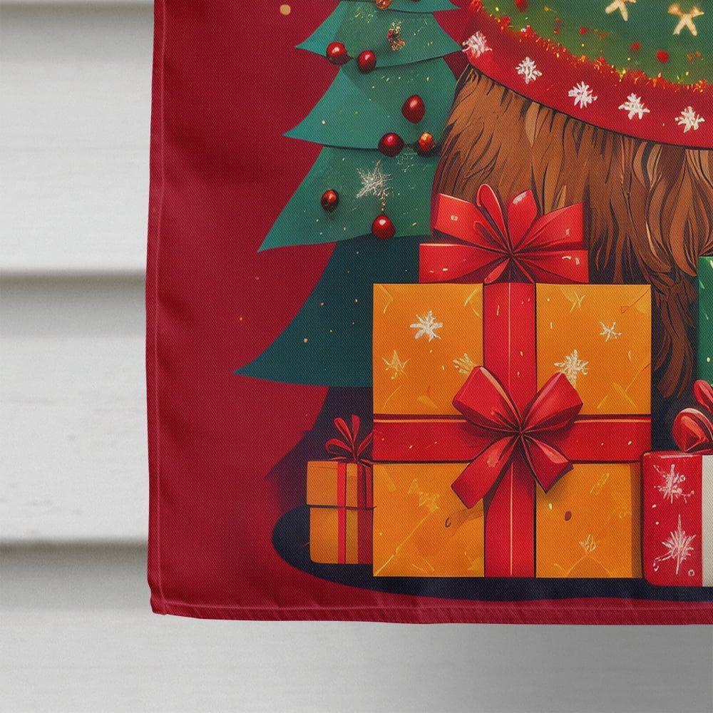 Otterhound Holiday Christmas House Flag 28 in x 40 in