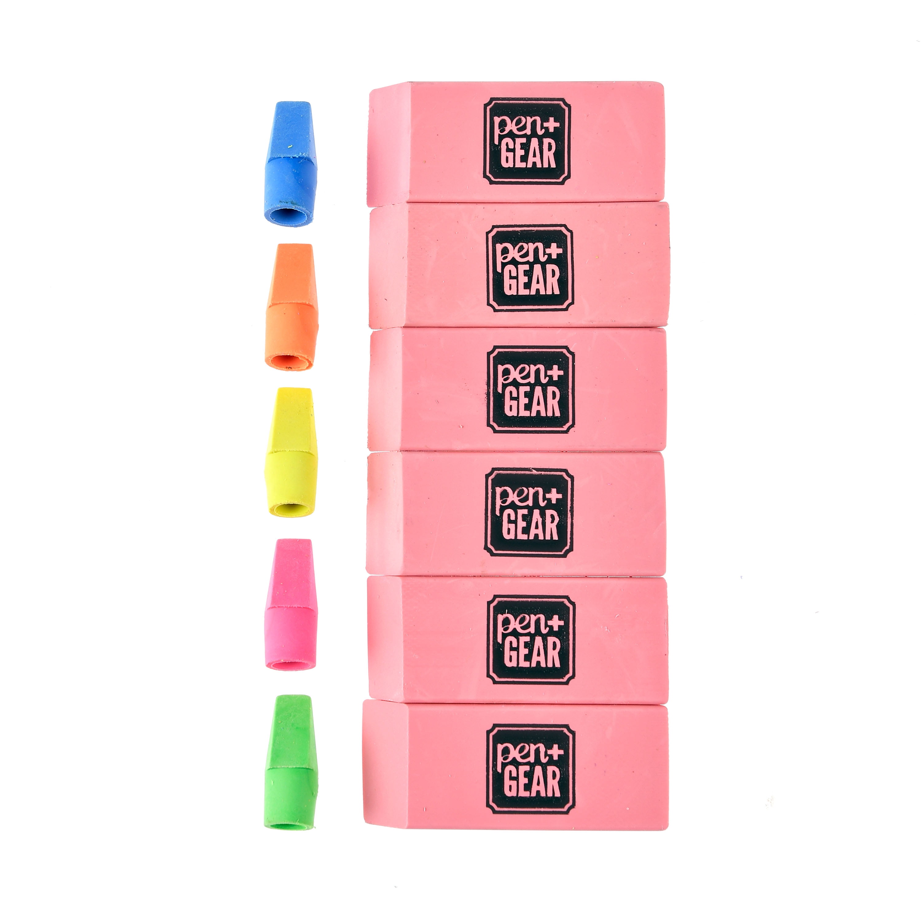 Buy Pen + Gear Erasers and Toppers Set Online in India. 681289744