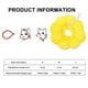 thumbnail image 5 of Collar de cono para perro, collar electrónico para mascotas, collares isabelinos, cono de recuperación para mascotas para gatos y perros pequeños, borde suave transpirable y fácil de limpiar Ormromra 220305-5, 5 of 7