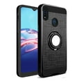 thumbnail image 2 of GSA Magnetic Ring Kickstand Hybrid Case for Motorola Moto E 2020 Black, 2 of 7