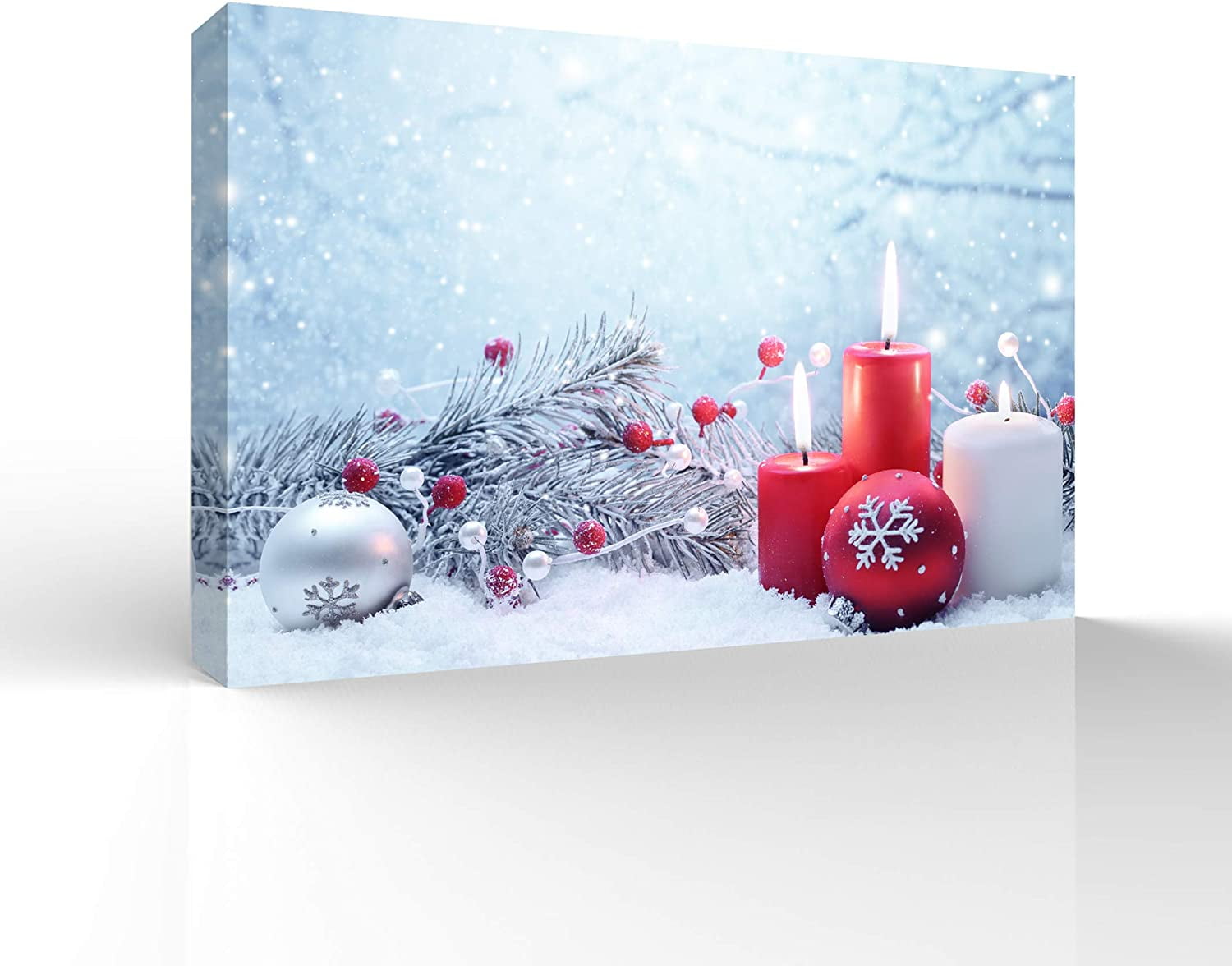 wall26 Canvas Wall Art Merry Christmas Pictures Home Wall Decorations for Bedroom Living Room Paintings Canvas Prints Framed