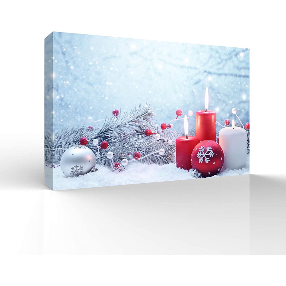 wall26 Canvas Wall Art Merry Christmas Pictures Home Wall Decorations