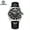 SilverShellBlackFaceBlackBelt, variant on Men's Automatic Mechanical Watch Waterproof Wristwatches 804086205685