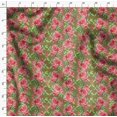 thumbnail image 4 of Soimoi Poly Georgette Fabric Leaves & Peony Floral Print Fabric by the Yard 52 Inch Wide, 4 of 5