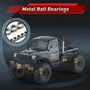 RocHobby Atlas 1/10 RC Crawler, 4WD 2.4Ghz RC Rock Truck Off Road, Hobby RC Car Indoor&Outdoor 2 in 1, RC Vehicles for Adults Need to Complete with Battery, Orange