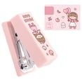 thumbnail image 2 of YAOMOBB Easy To Store Stapler Portable Mini Stapler Set Strong Penetration Binder for Office or School Use, 2 of 7