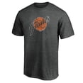 thumbnail image 2 of Men's Heather Charcoal San Francisco Giants Cooperstown Collection Throwback Logo Tri-Blend T-Shirt, 2 of 3