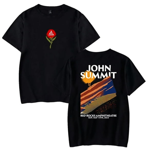 John Summit T-shirt Hip Hop Pullover Fashion Crewneck Unisex Short Sleeve Tee