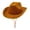Brown, variant on Plain Felt Cowboy & Cowgirl Hat for Men, Women, and Teens - Western Cowboy Hat for Casual St. Patricks Party