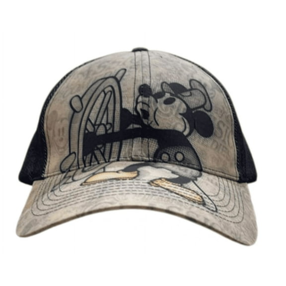 Disney Parks Mickey Mouse Steamboat Baseball Adult Cap Hat New With Tag