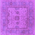 thumbnail image 1 of Ahgly Company Indoor Square Oriental Purple Industrial Area Rugs, 5' Square, 1 of 4