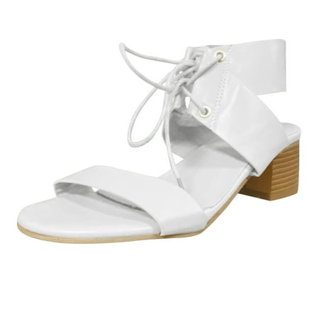 

Women Ladies Squared Heel Cross Strap Sandals Casual Lace Up Round Toe Shoesblack sandals women flat dressy black sandals women flat dressy comfortable