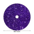 thumbnail image 3 of AuroraX Soft Christmas Tree Skirts Purple 48.1 Inches Weighted Sequins Xmas Skirts Home Merry Christmas Festive House Decor, 3 of 8