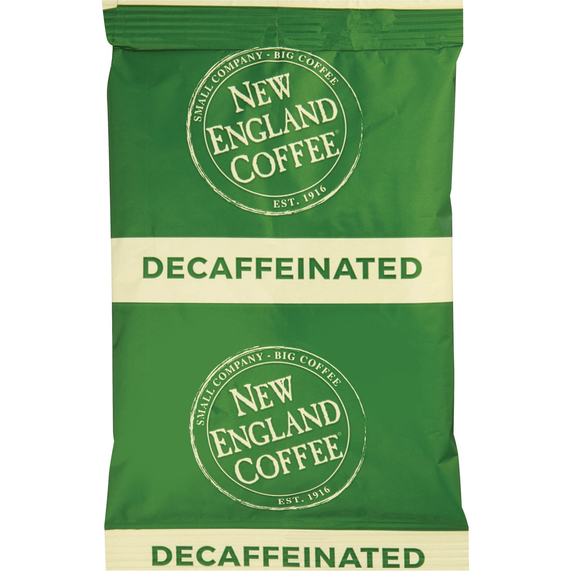 New England Portion Pack Decaf Breakfast Blend Coffee - Light/medium - 2.5 Oz Per Pack - 24 / Carton