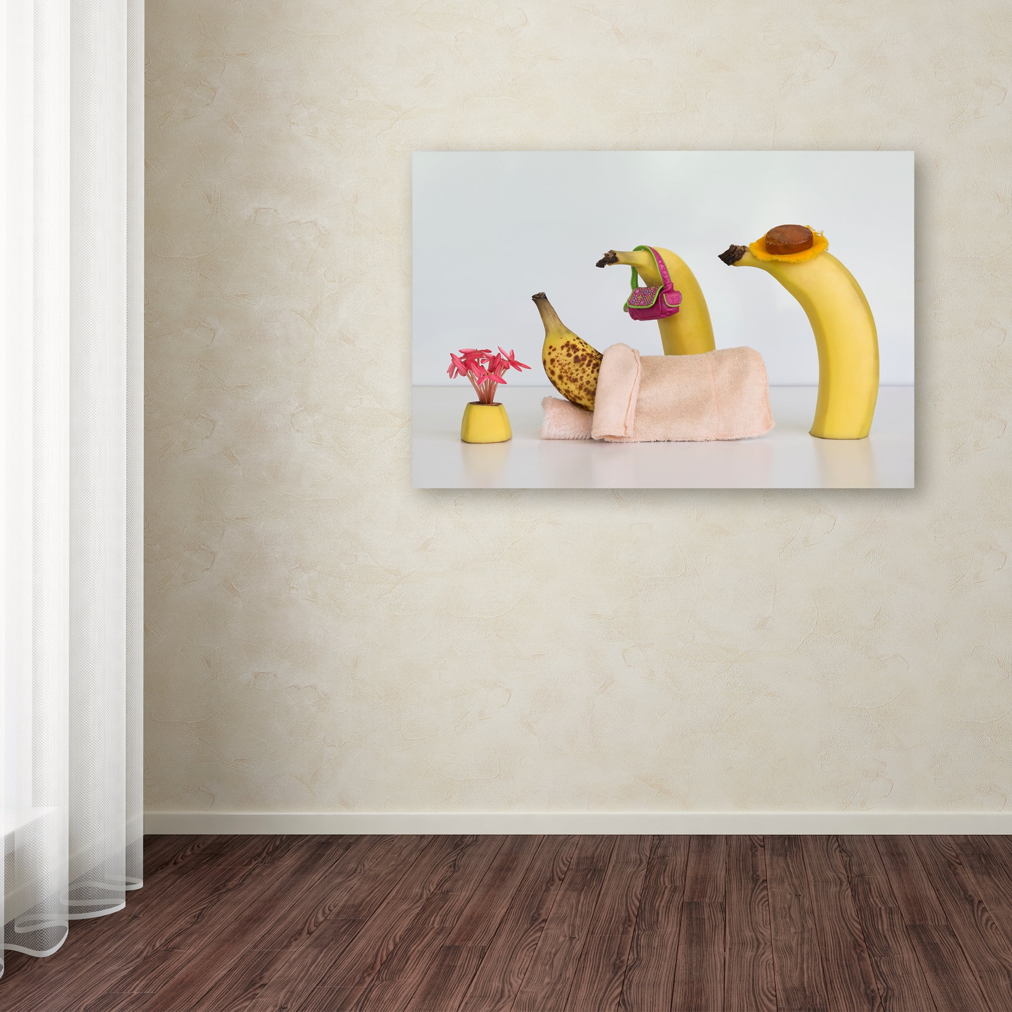 Jacqueline Hammer 'Sick Banana' Canvas Art