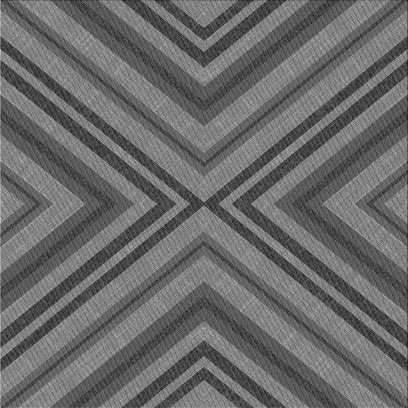 Ahgly Company Indoor Square Patterned Gray Wolf Gray Area Rugs, 5' Square